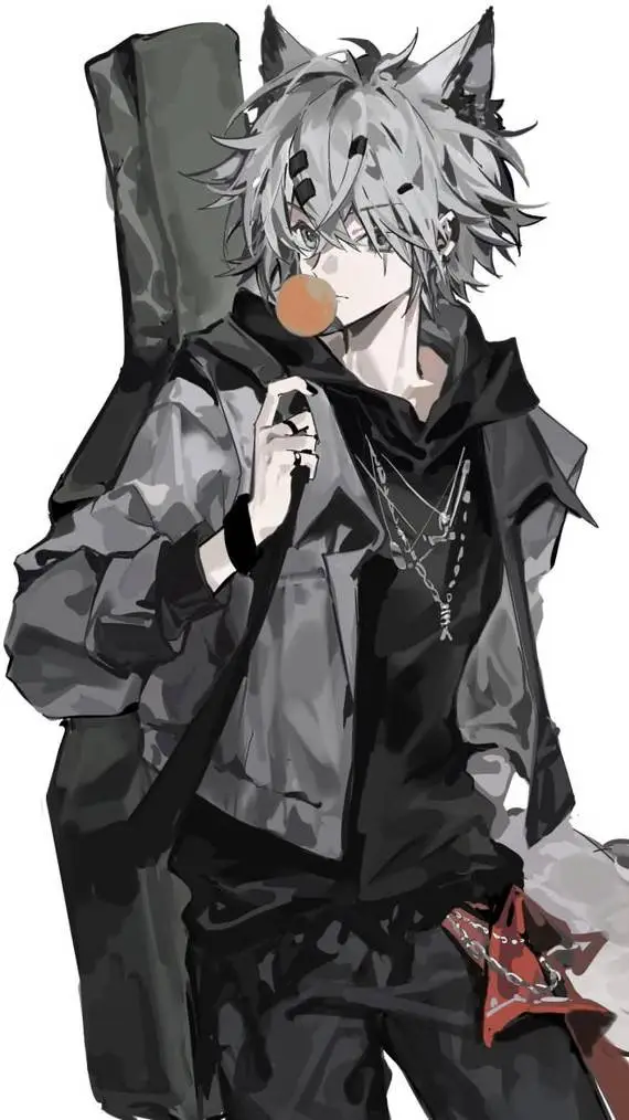 ai character: Wolf boy background