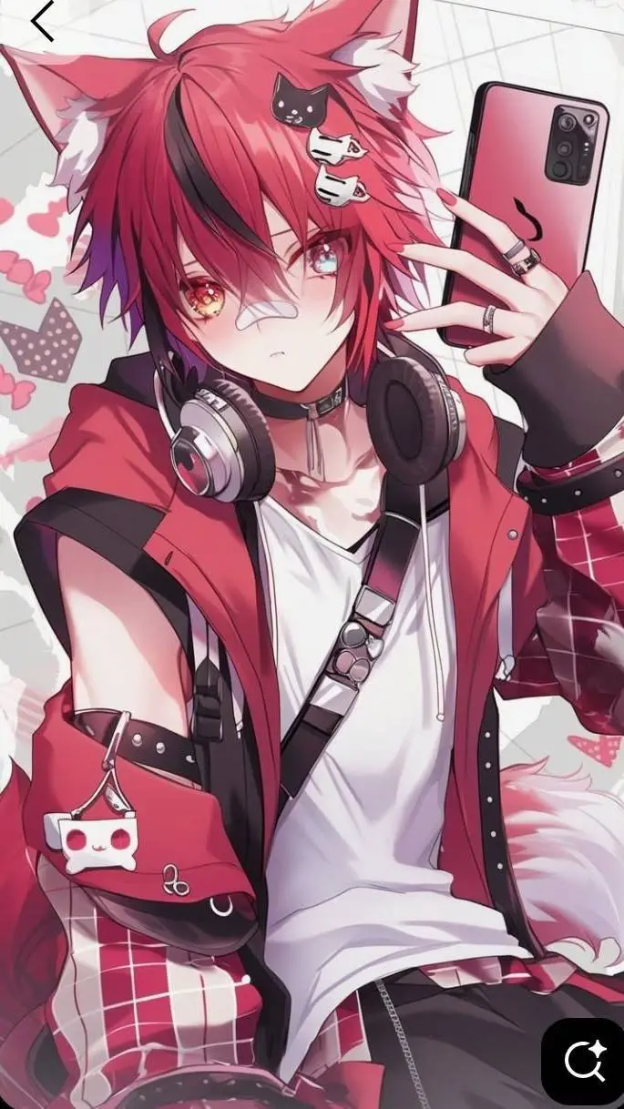 ai character: fox boy background