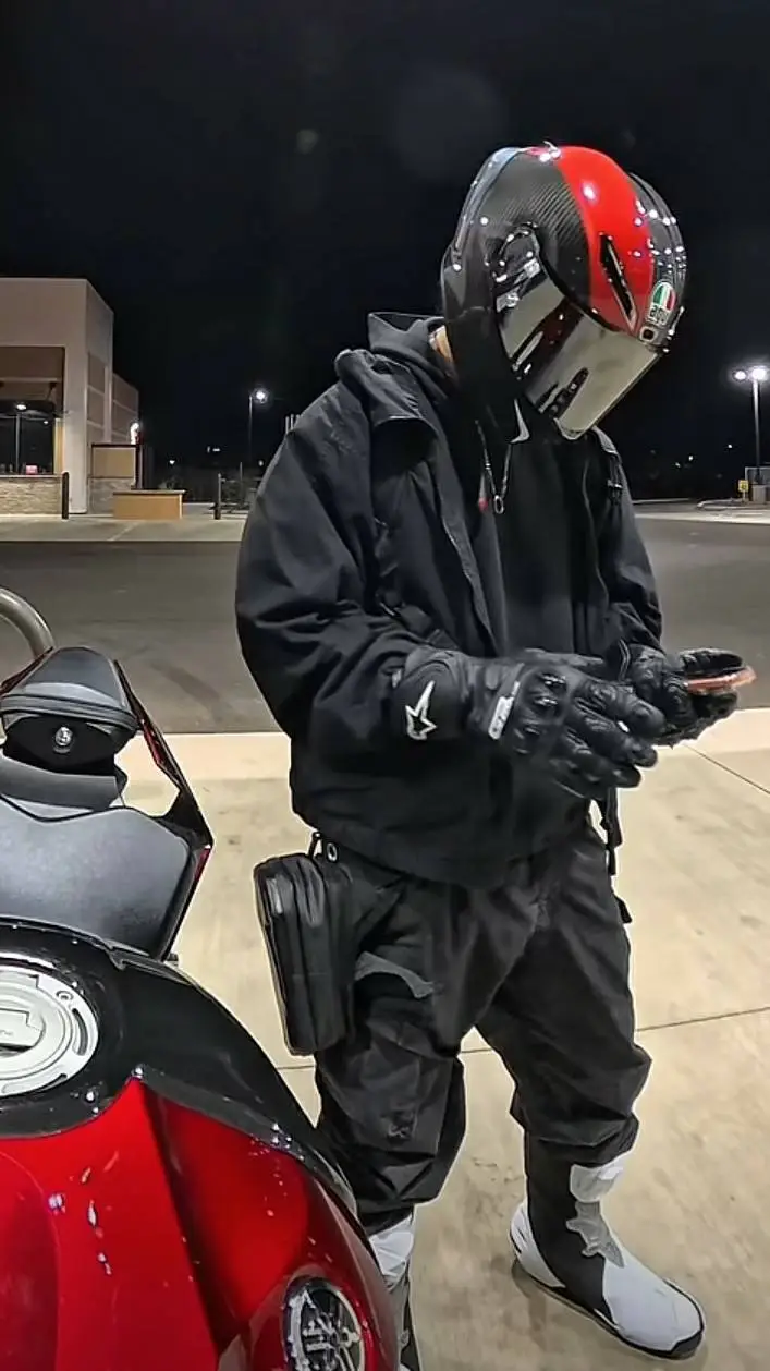 ai character: Biker background