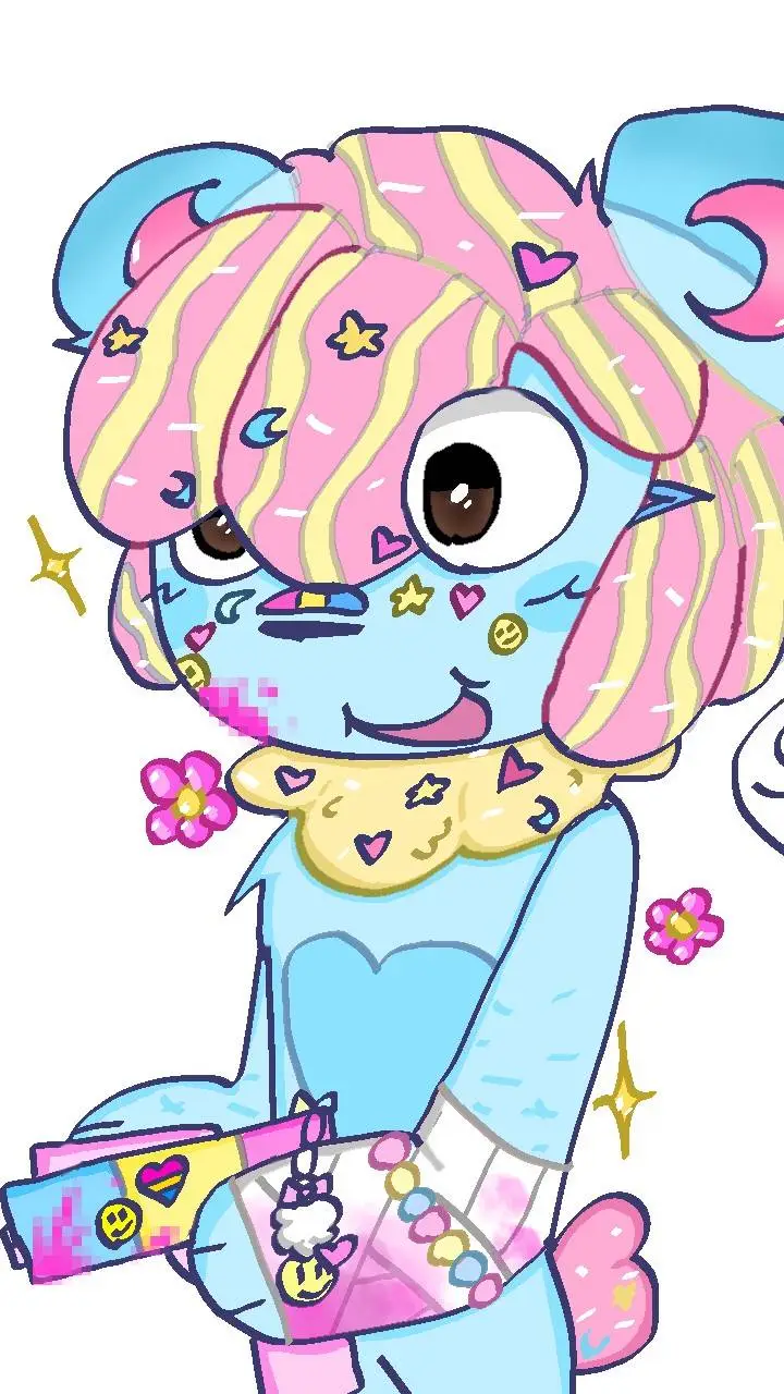 ai character: Marshmallow 😋 background