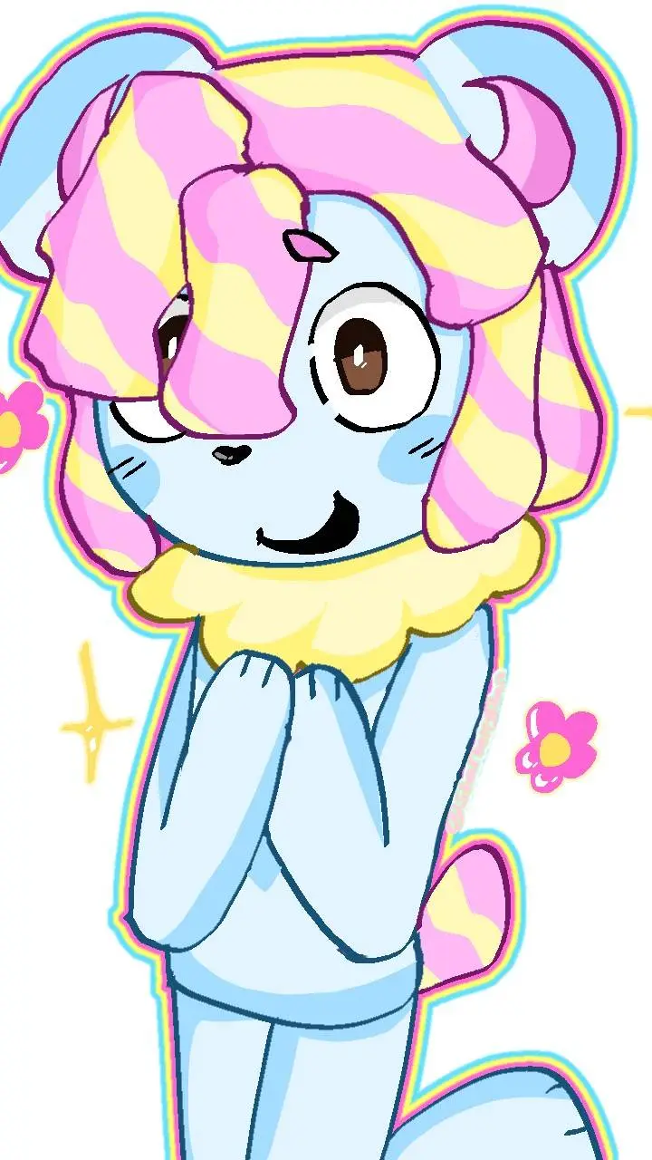 ai character: marshmallow (AGAIN background