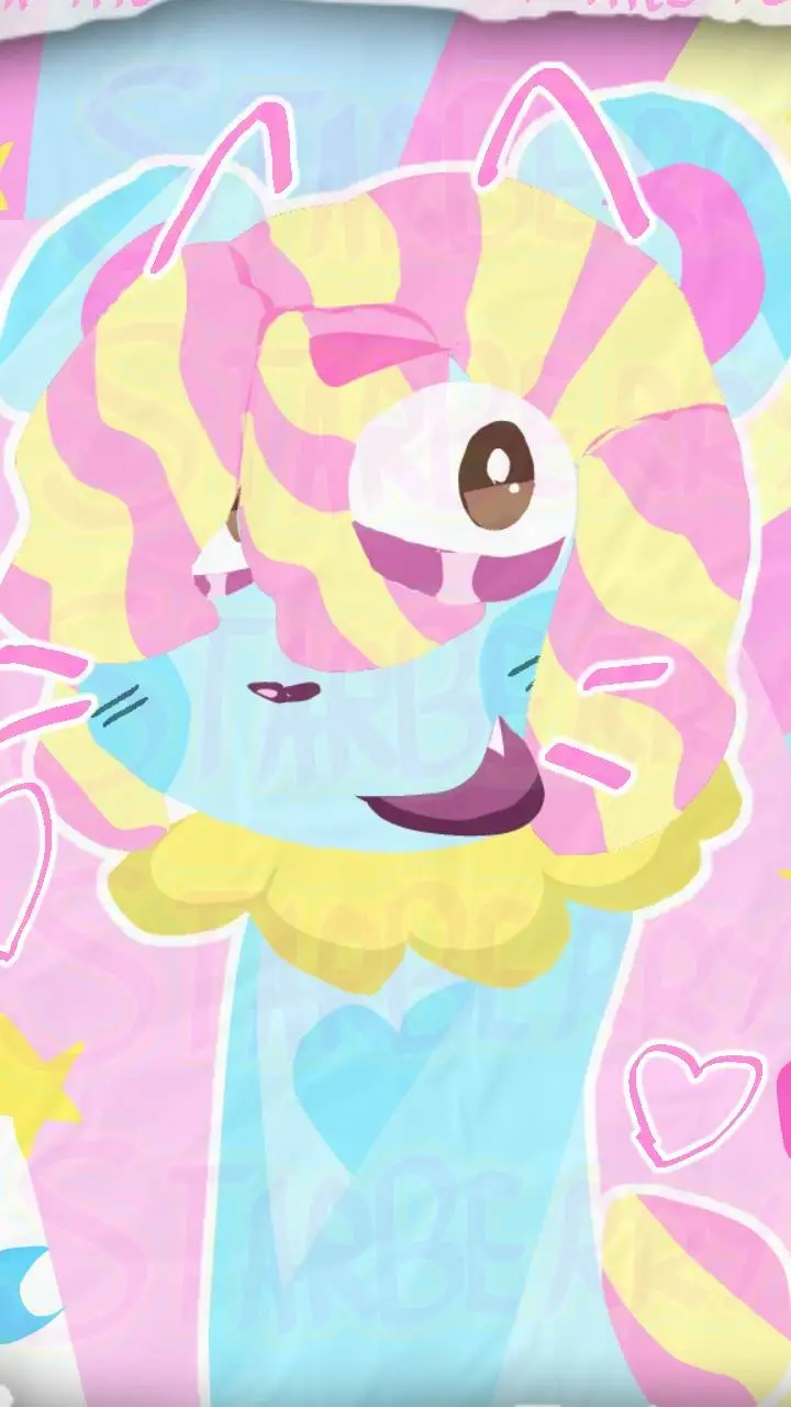 ai character: Marshmallow again☺ background