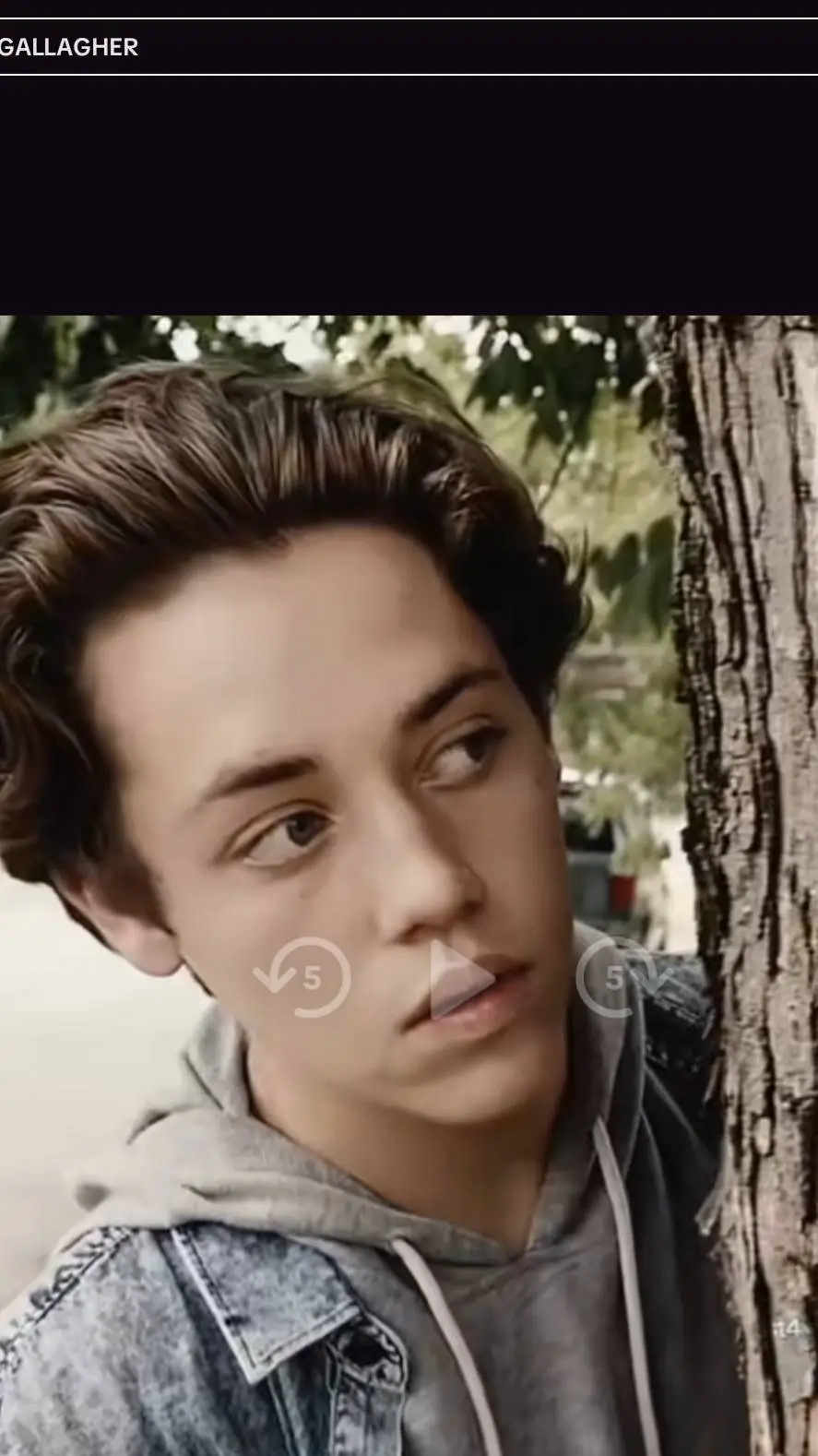 ai character: carl Gallagher  background