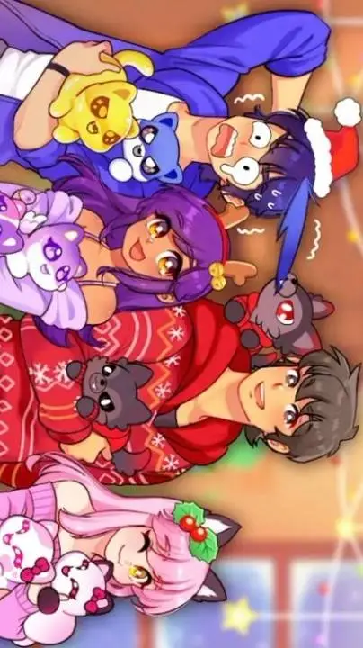 ai character: aphmau group  background