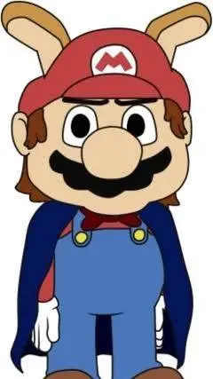 ai character: Clone Mario background