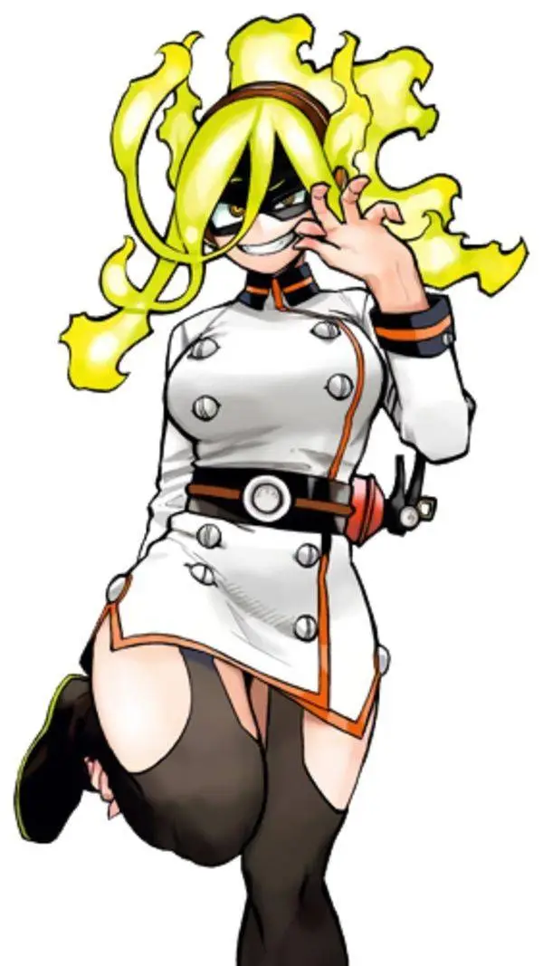 ai character: Burnin background