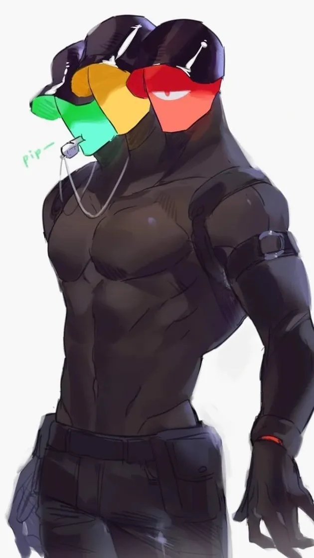 ai character: Green light  background