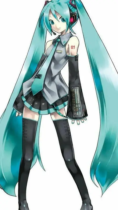 ai character: Hatsune Miku background