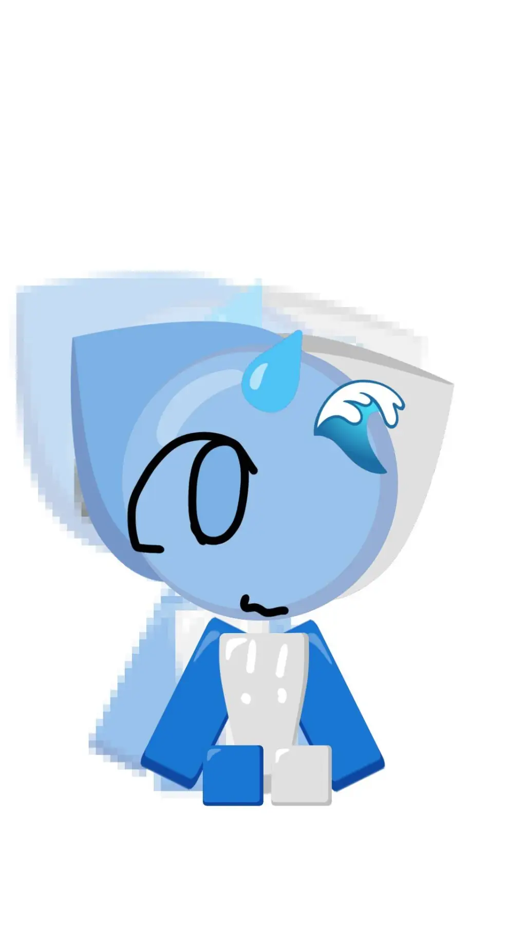 ai character: rainy!  background