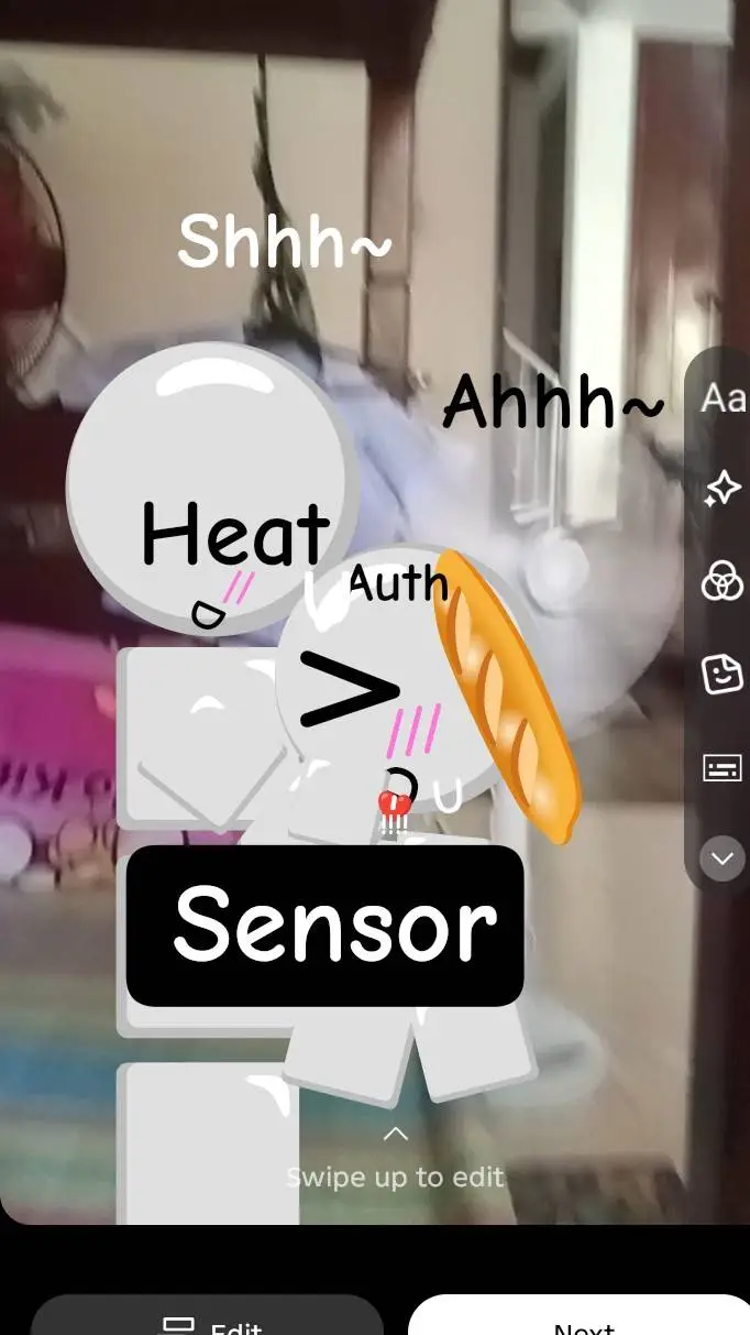 ai character: heat background