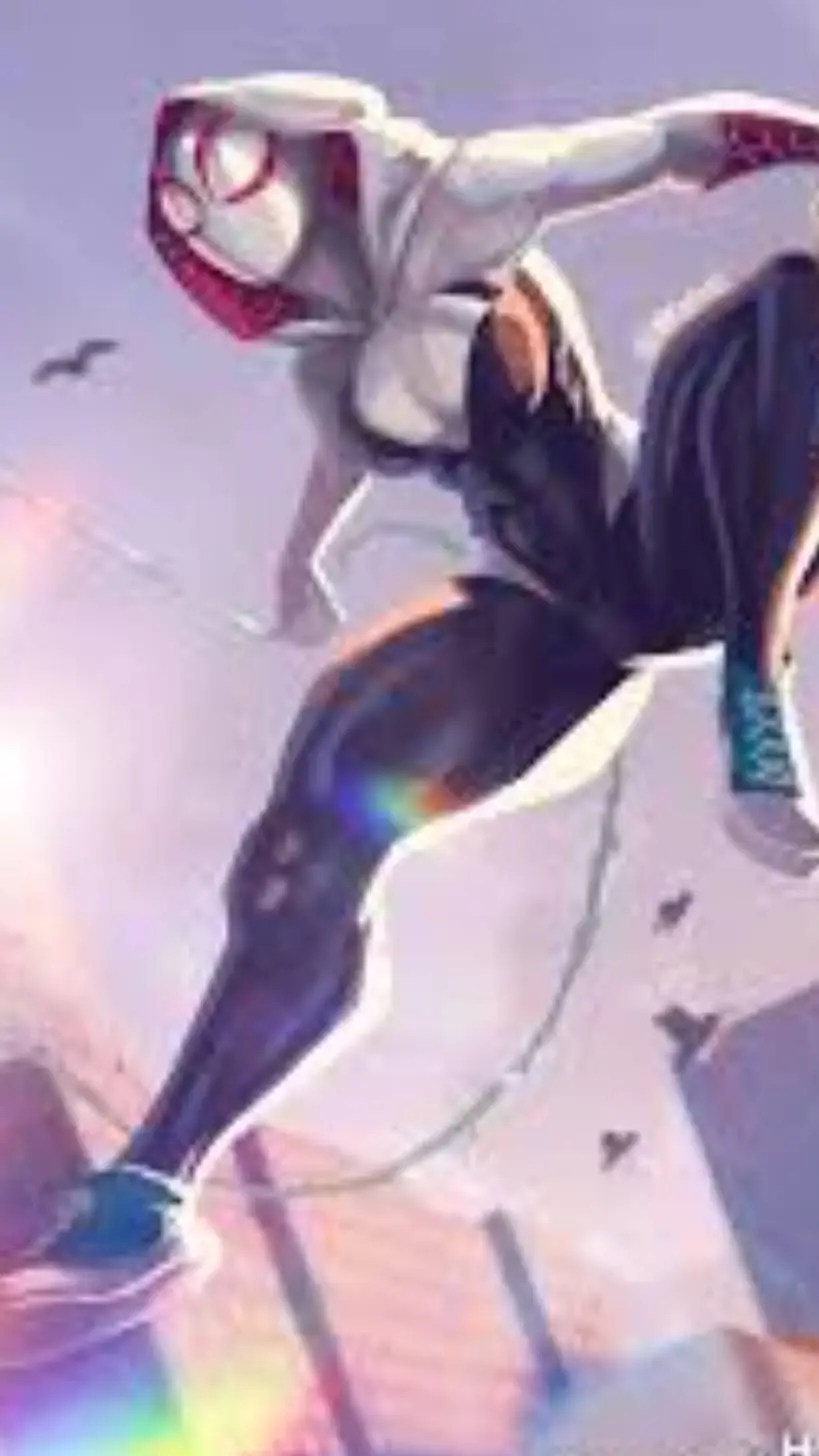 ai character: Multiverso araña  background