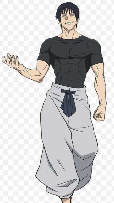 ai character: toji fushiguro  background