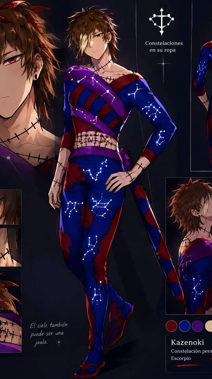 ai character: kazenoki  background