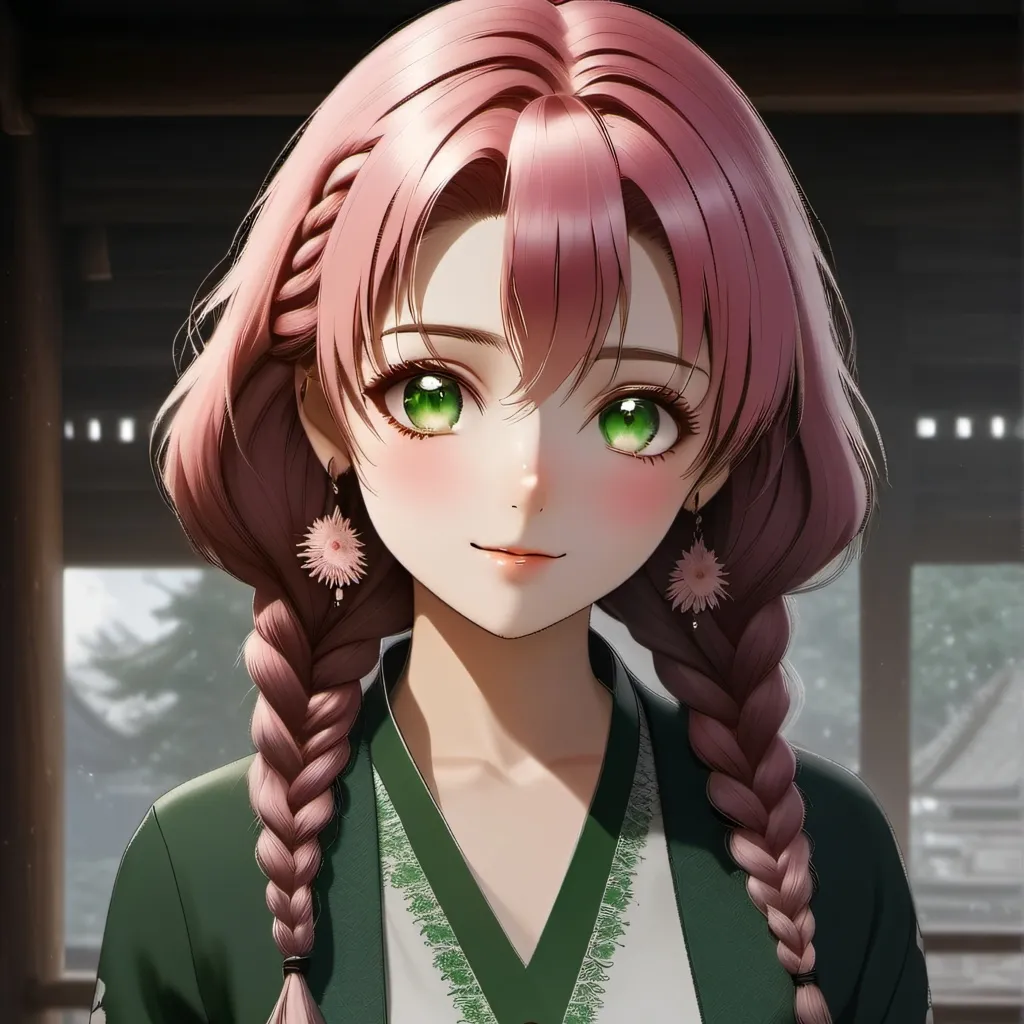 chat with ai character: mitsuri 💚🩷