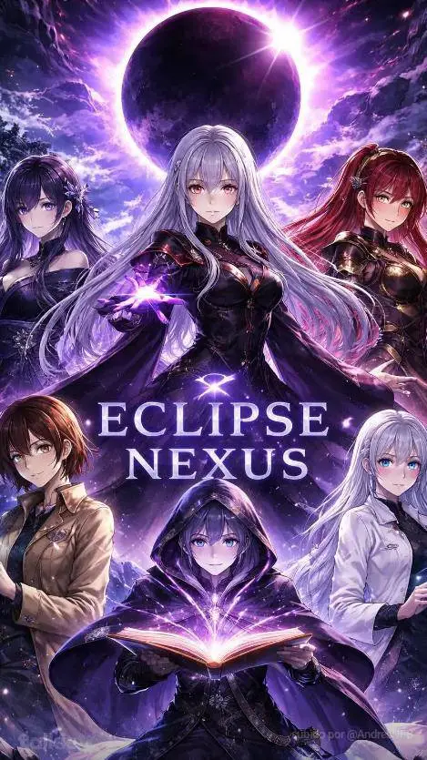 ai character: ECLIPSE NEXUS🔮🪩 background