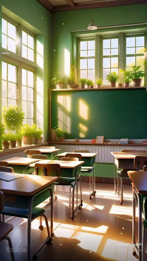 ai character: escuela  background