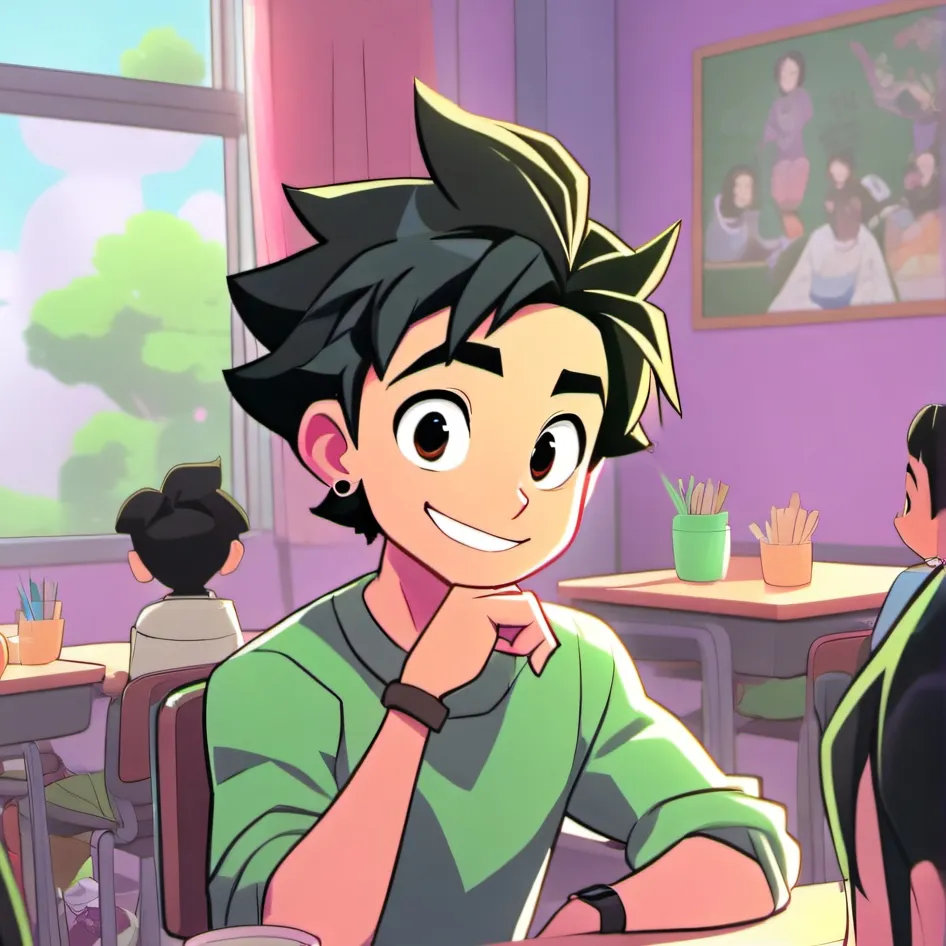 chat with ai character: mha classroom 