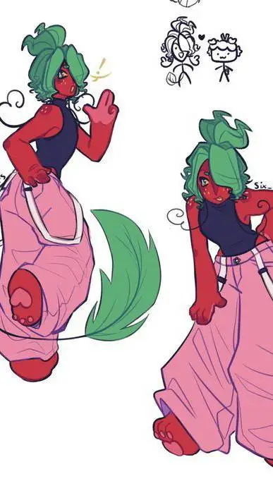 ai character: sprout background