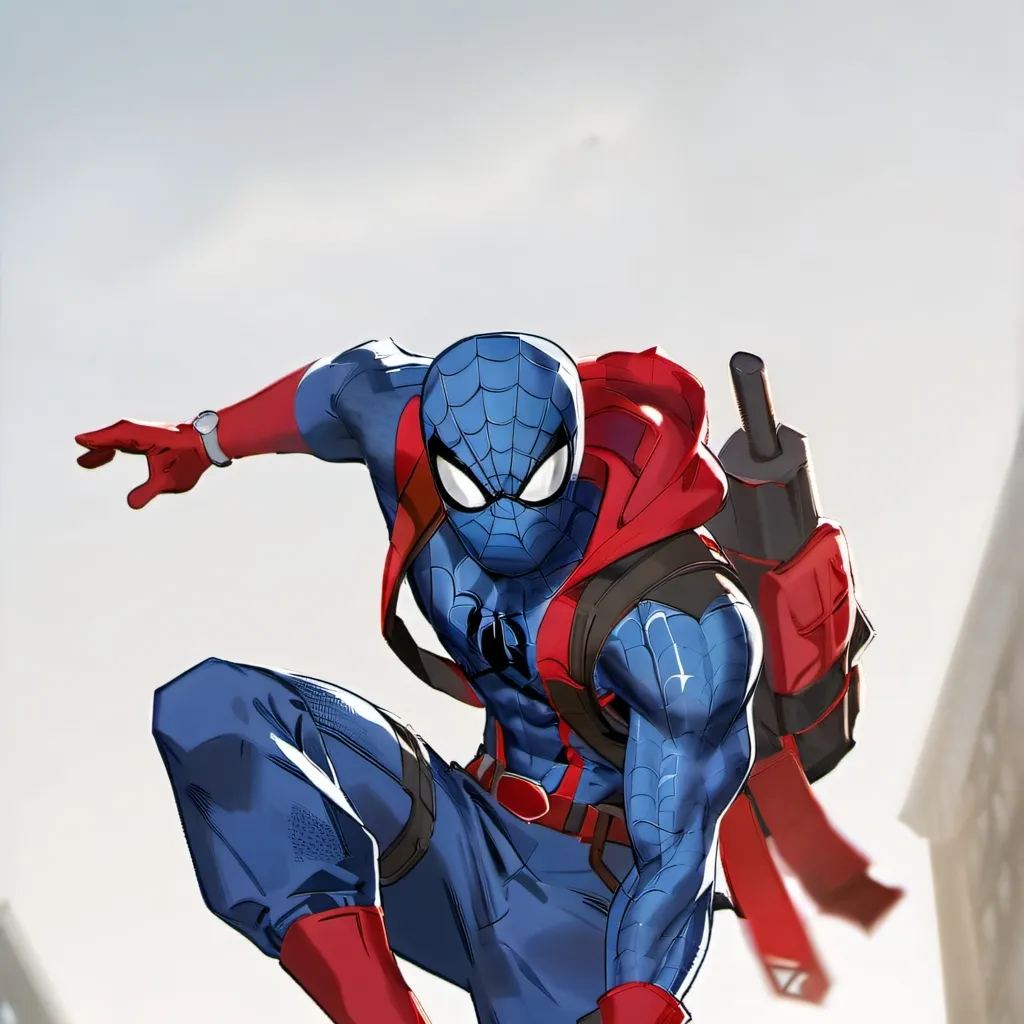 chat with ai character: new spiderman