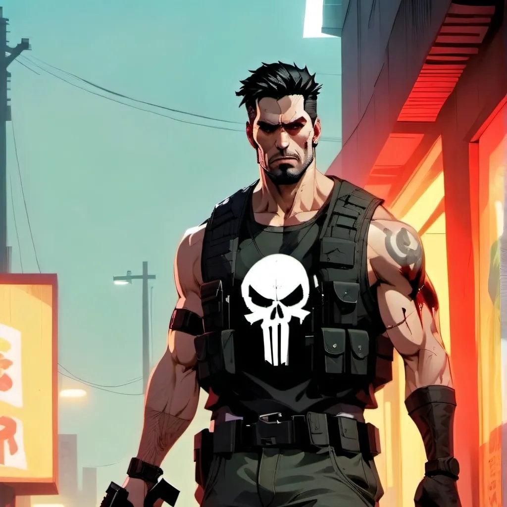 chat with ai character: punisher