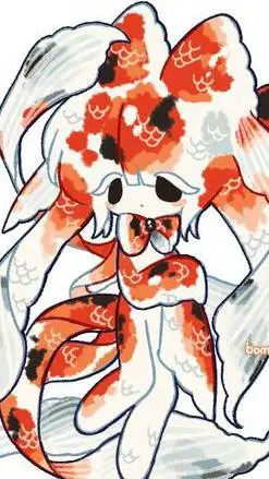 ai character: Koi background