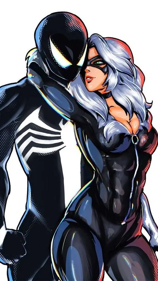 ai character: Black cat background