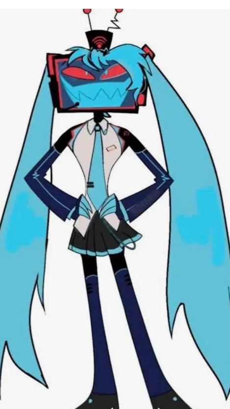 ai character: Vox/miku background