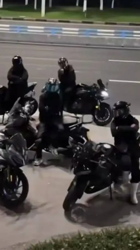 ai character: 🏍️Biker boys🔥 background