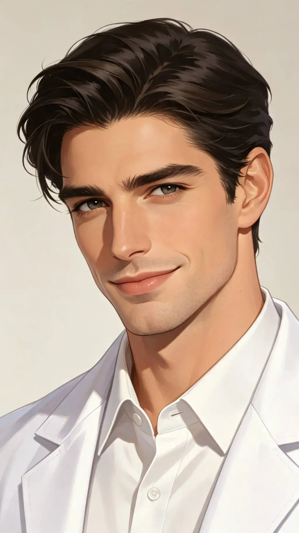 ai character: DR Liam  Alonzo  background