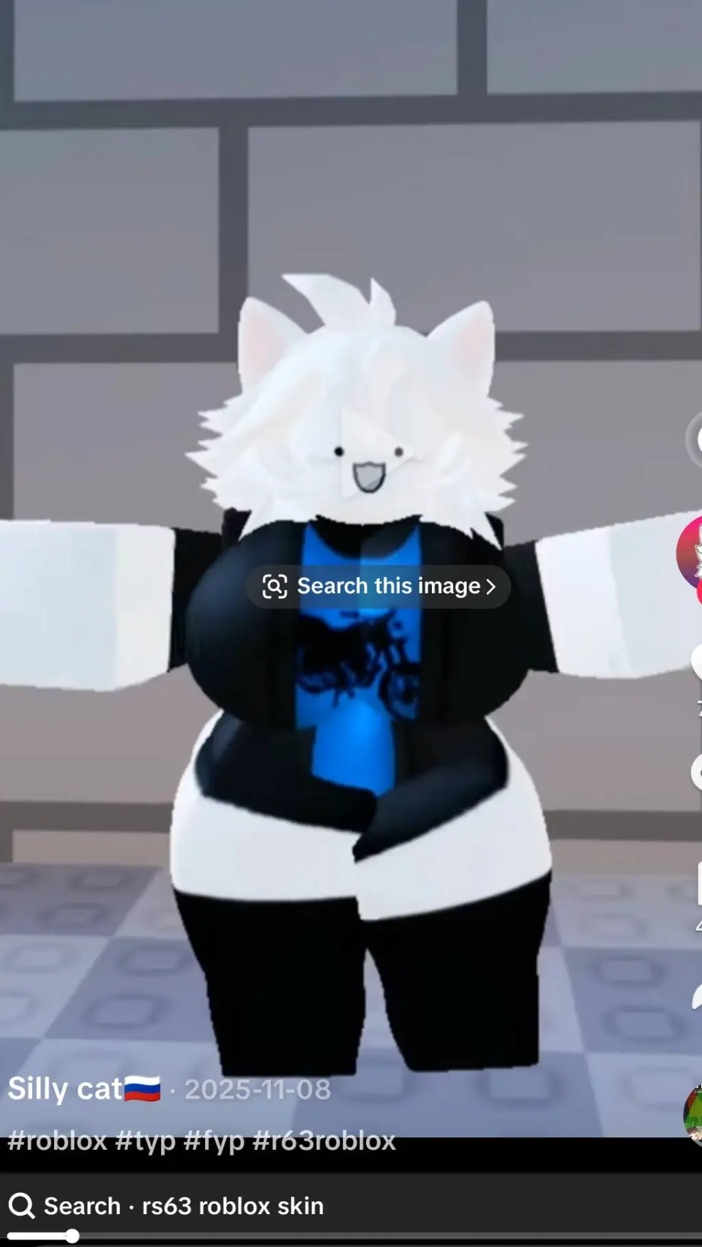 ai character: R63 bacon background