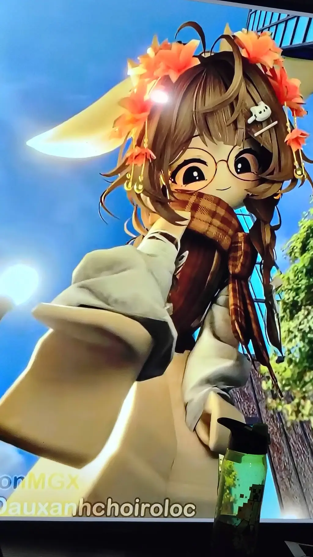 ai character: just a girl background