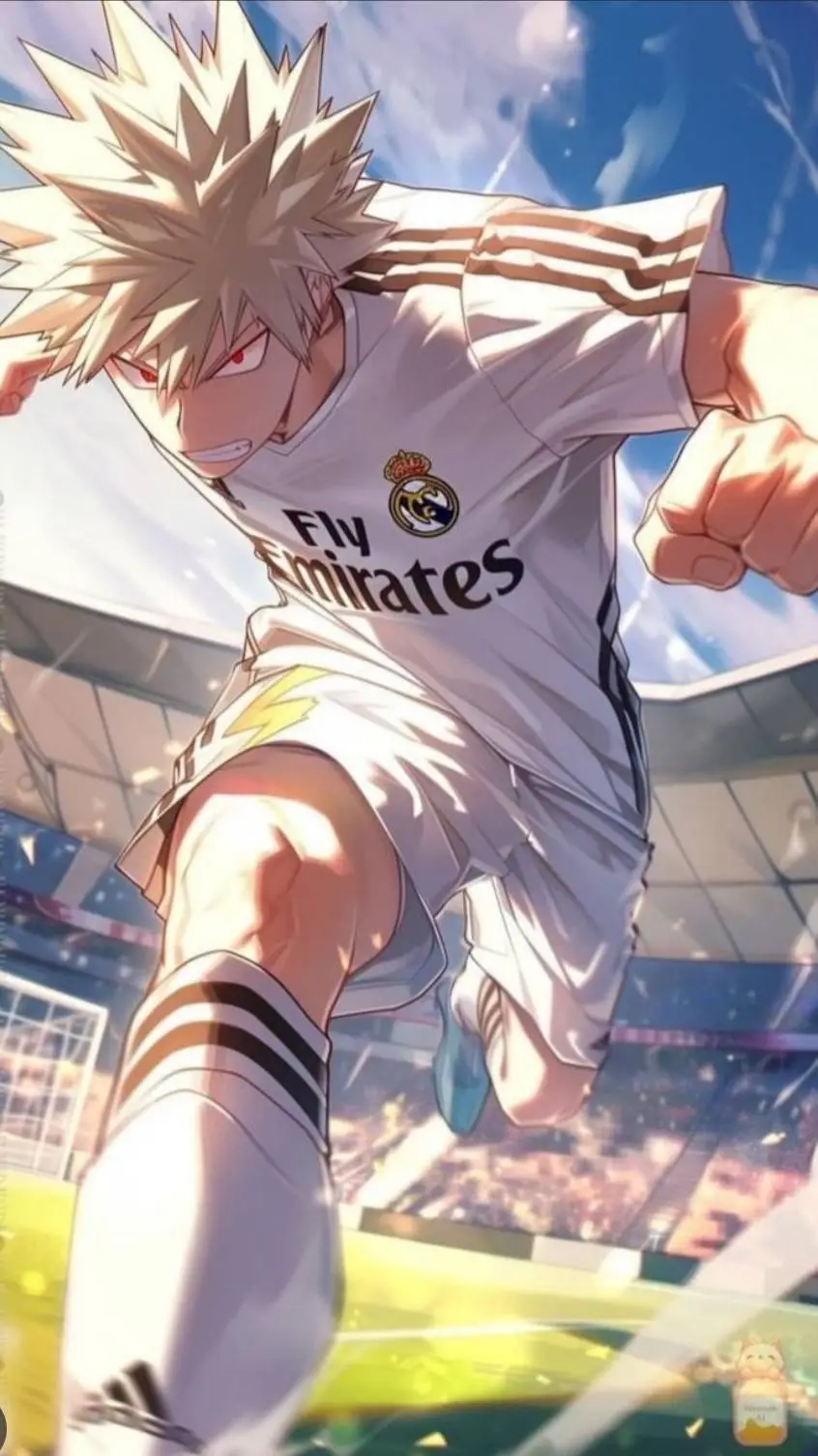ai character: Katsuki Bakugo background