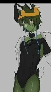 ai character: froggydudw🐸 background