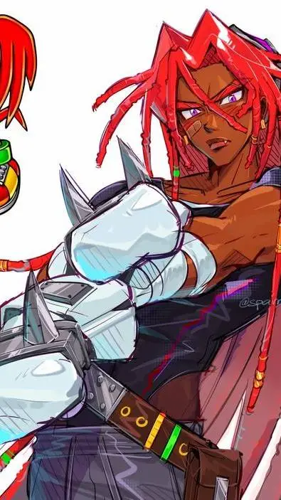 ai character: Knuckles  background