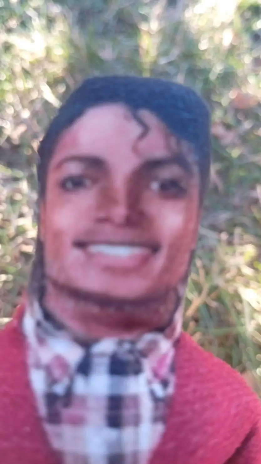ai character: michael jackon  background