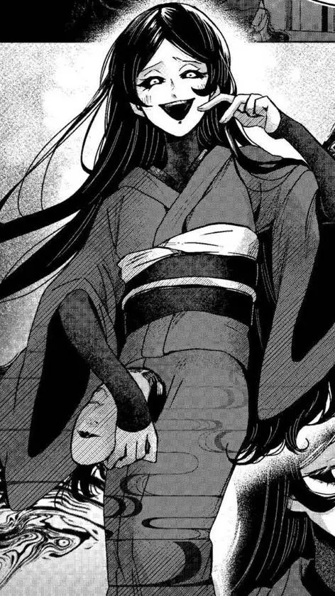 ai character: kunchisake onna background