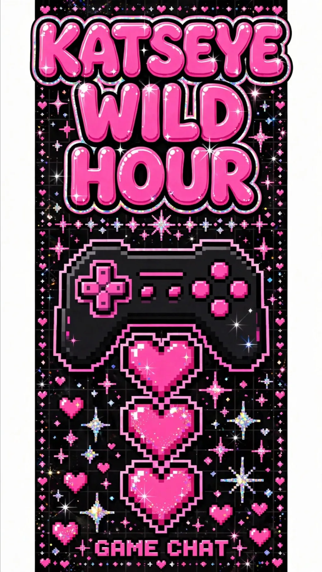 ai character: KATSEYE WILD HOUR background