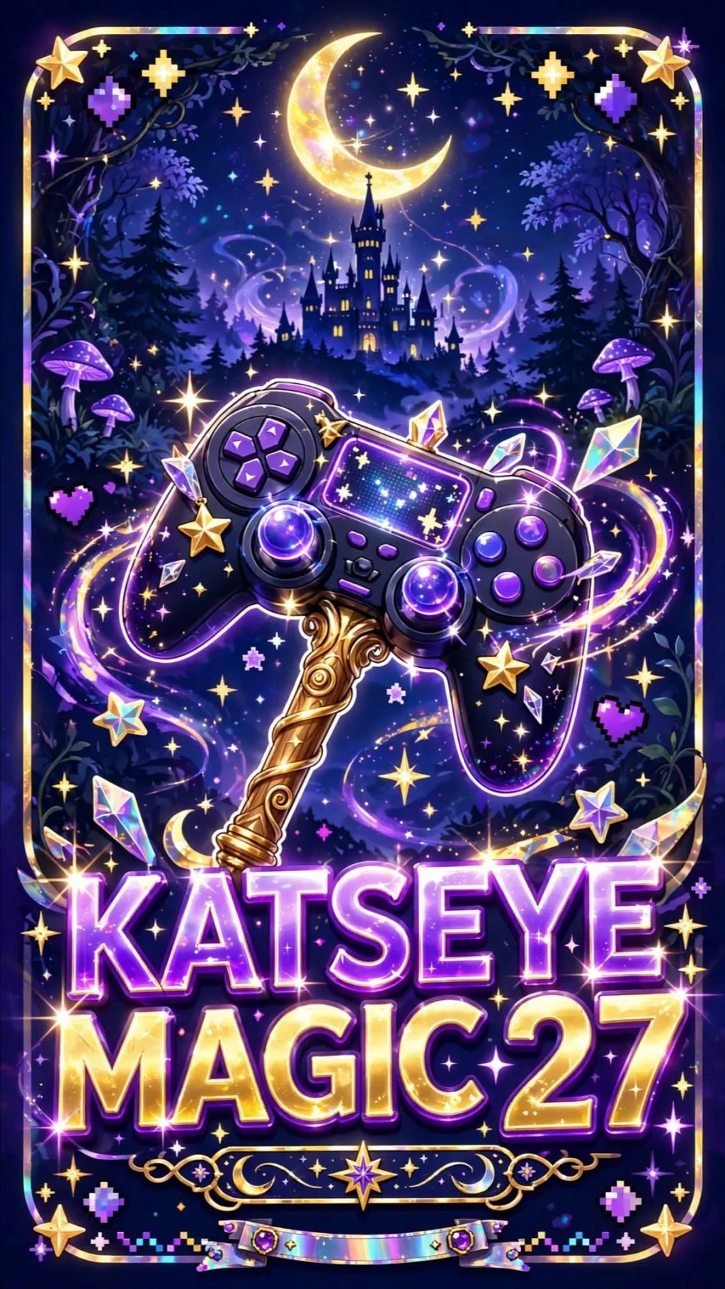 ai character: KATSEYE MAGIC 27 background
