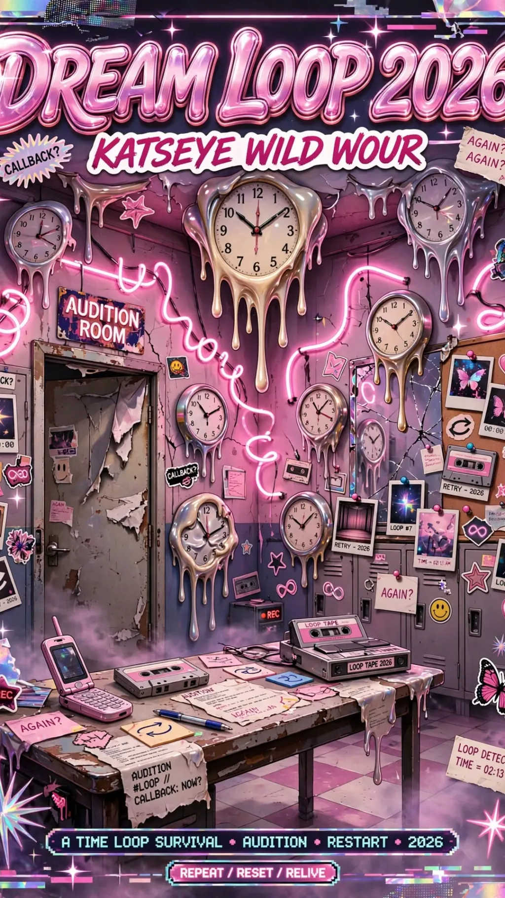 ai character: DREAM LOOP 2026 background