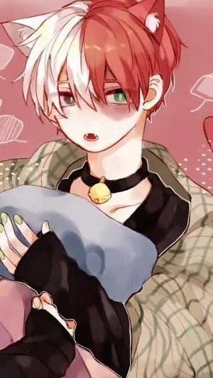 ai character: shoto x bakugo  background