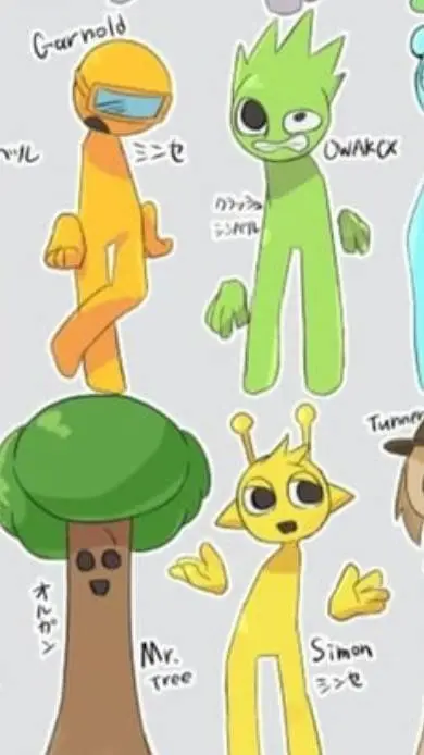 ai character: owakes and Arnold background