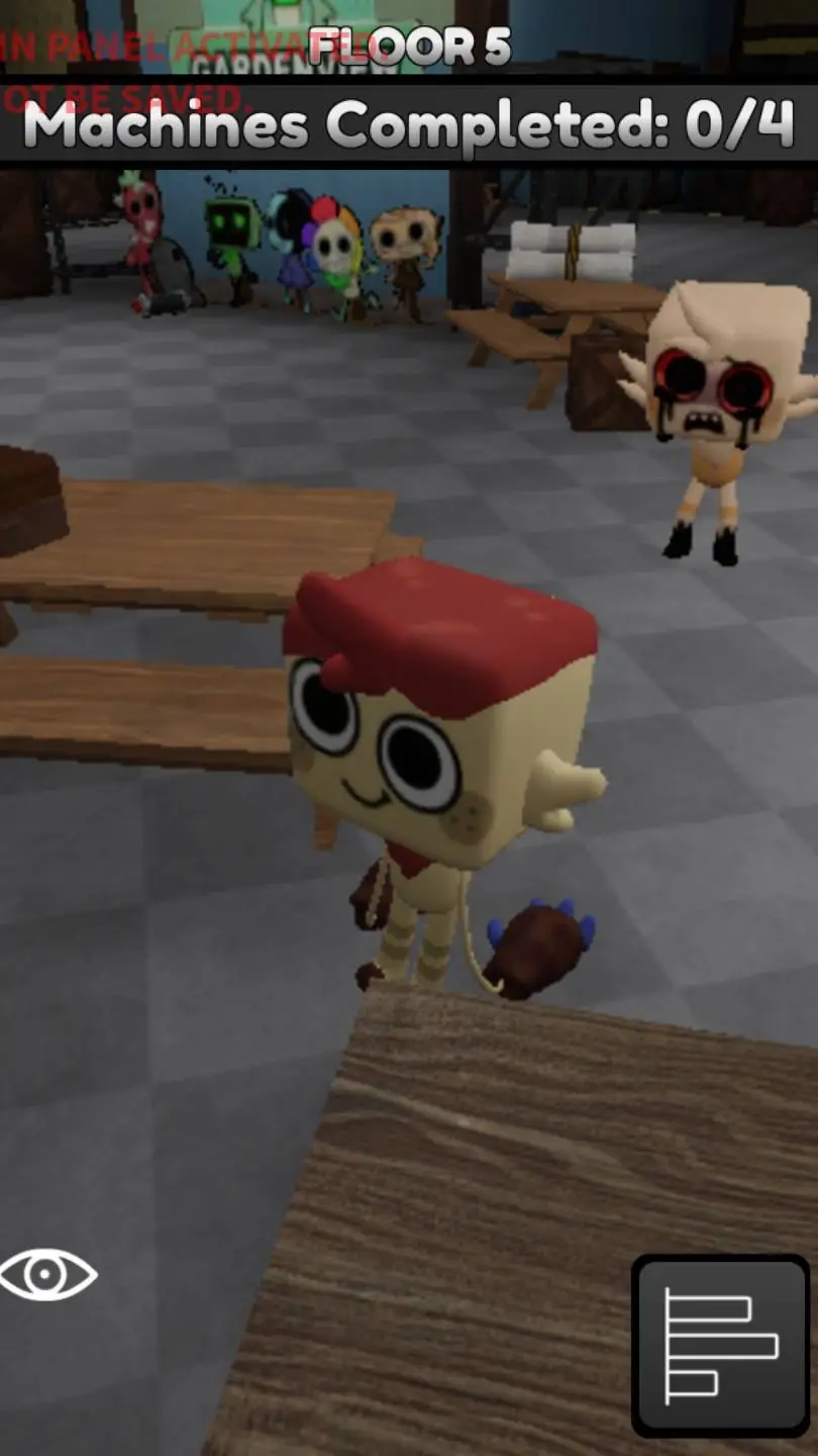 ai character: Dandys world background