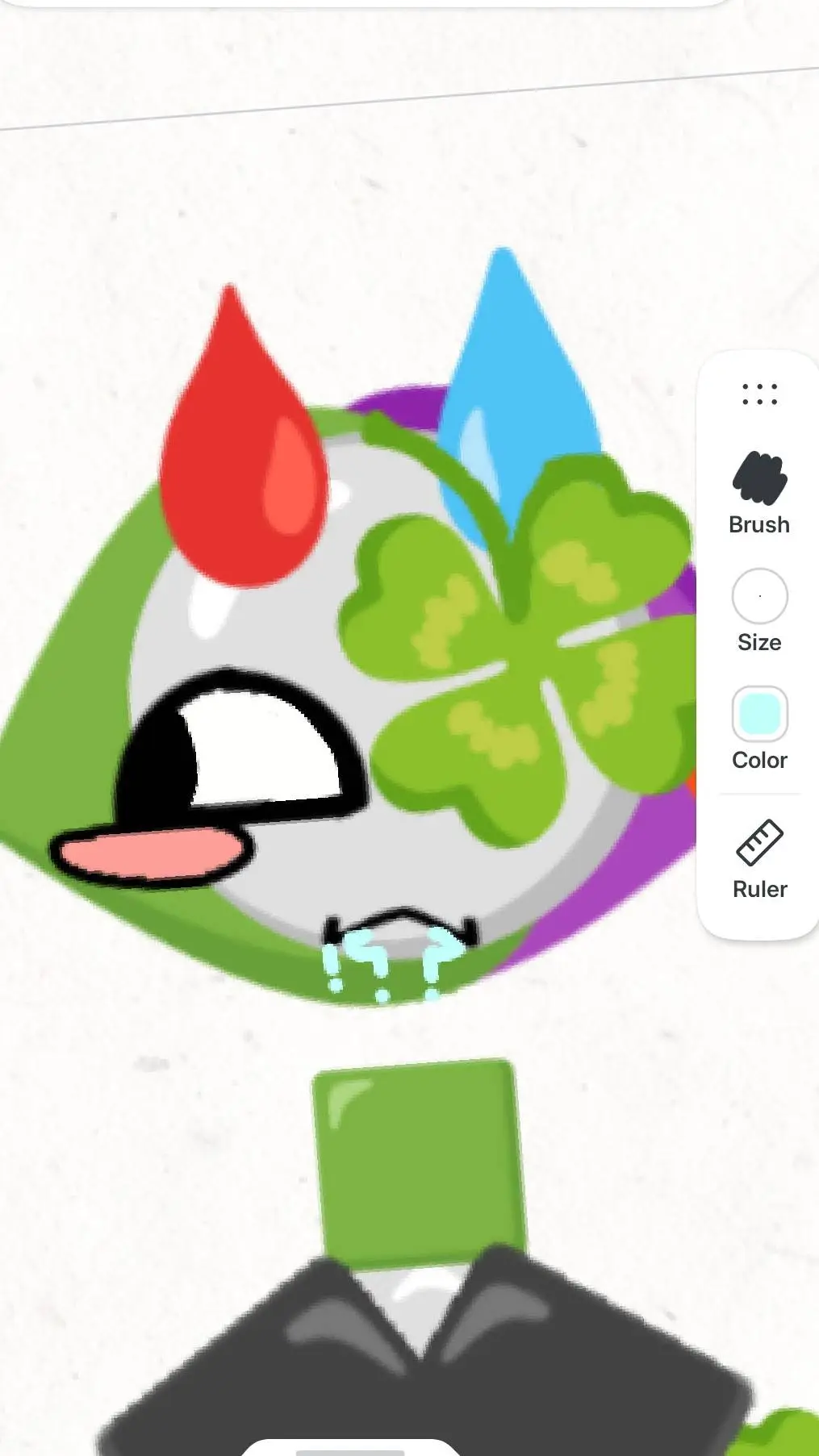 ai character: Am sick background
