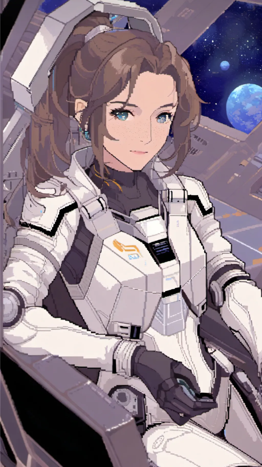 ai character: Lyra Halley background