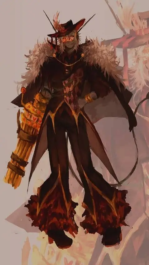 ai character: Subject 777/Chance background