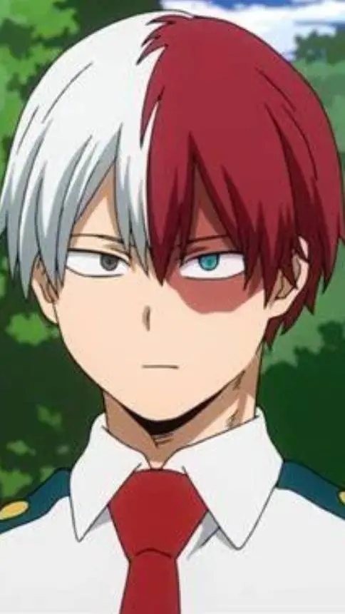 ai character: Shoto Todoroki background