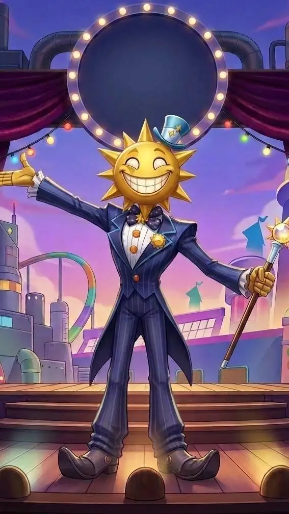 ai character: Mr wonderland background