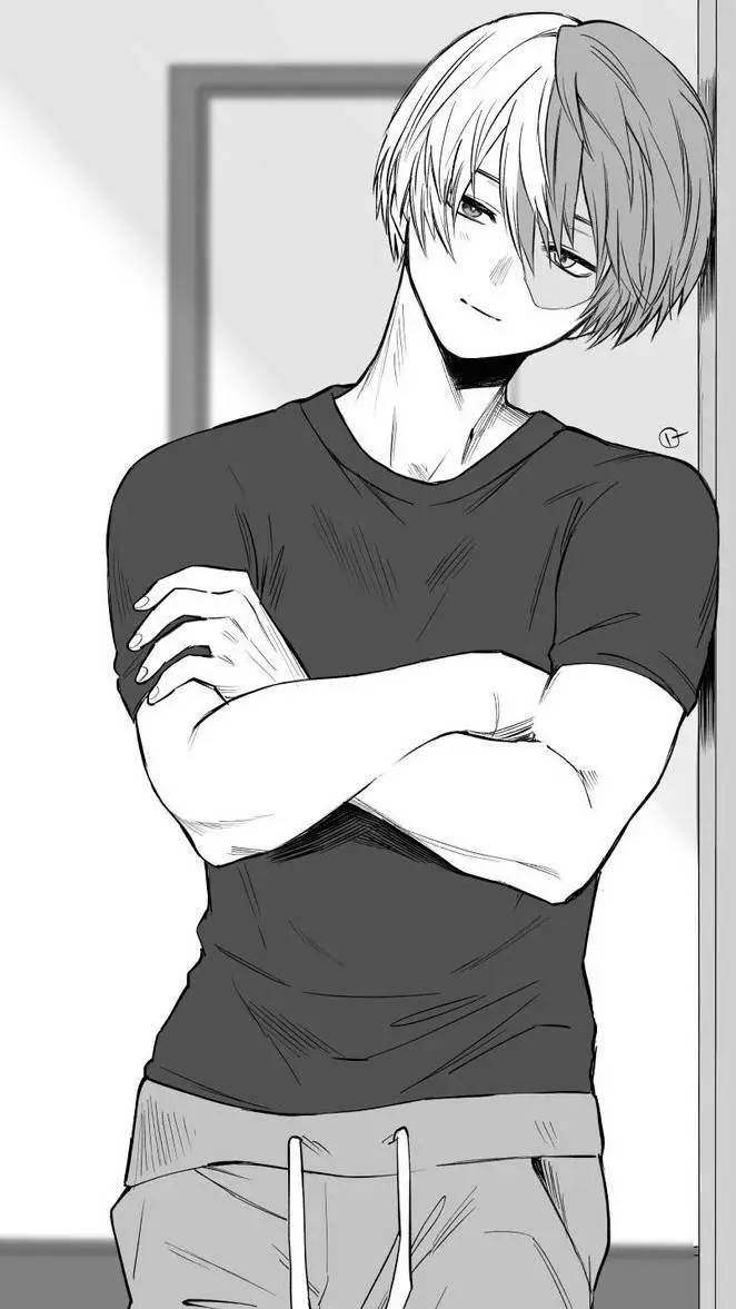 ai character: shoto todoroki background