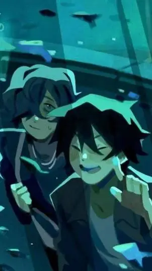 ai character: bsd aquarium. background