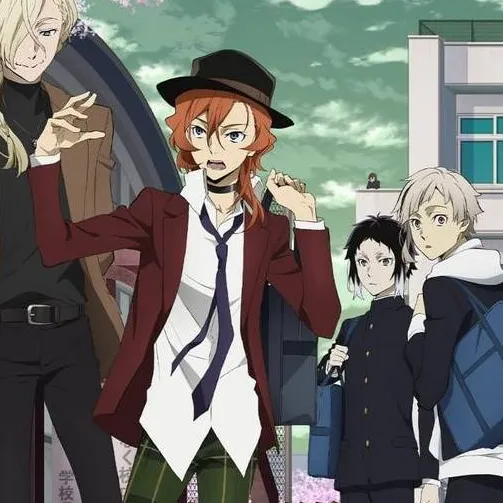 chat with ai character: BSD {collage AU}